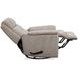 Sophisticated Oat Performance Fabric Swivel Gliding Recliner