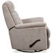 Sophisticated Oat Performance Fabric Swivel Gliding Recliner