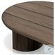 Paden Stained Toasted Brown Outdoor Oval Coffee Table