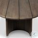 Paden Stained Toasted Brown Outdoor Oval Coffee Table