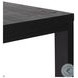 Millie Drifted Matte Black Veneer 72" Rectangular Dining Table