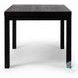 Millie Drifted Matte Black Veneer 72" Rectangular Dining Table