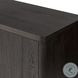 Noeline Cracked Smoked Black Veneer 4 Door Sideboard