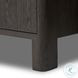 Noeline Cracked Smoked Black Veneer 4 Door Sideboard