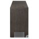 Noeline Cracked Smoked Black Veneer 4 Door Sideboard