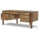 Reza Smoked Honey 70" Drawer Desk