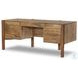 Reza Smoked Honey 70" Drawer Desk
