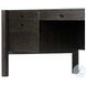 Reza Worn Black Parawood 70" Drawer Desk