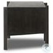 Reza Worn Black Parawood 70" Drawer Desk