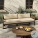 Jackson Ellor Beige 96" Upholstered Outdoor Sofa