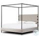 Anderson Knoll Natural Performance Fabric King Canopy Bed