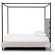 Anderson Knoll Natural Performance Fabric King Canopy Bed