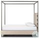 Anderson Palm Ecru Canopy Bed