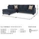 Aviemore Ink 2 Piece Sectional with LAF Chaise