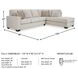 Aviemore Stone 2 Piece Sectional with RAF Chaise