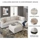 Aviemore Stone 2 Piece Sectional with RAF Chaise