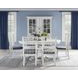 Cottage Park Aged White 72" Extendable Dining Table