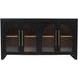 Archimedes Black 4 Door 60" Sideboard
