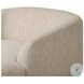 Channing Yuma Cream Performance Fabric 53" Upholstered Chaise