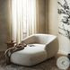 Channing Yuma Cream Performance Fabric 53" Upholstered Chaise