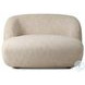 Channing Yuma Cream Performance Fabric 53" Upholstered Chaise