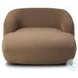 Channing Crypton Nomad Mushroom Performance Fabric 53" Upholstered Chaise