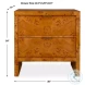 Indus Natural Poplar Burl 2 Drawer Chest