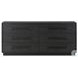 Adolfo Modern Black Ash 6 Drawer Dresser