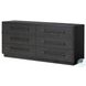 Adolfo Modern Black Ash 6 Drawer Dresser