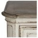Magnolia Manor Antique White and Weathered Bark 7 Drawer Dresser with Mirror