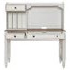 Magnolia Manor Antique White and Weathered Bark 3 Piece Desk Set