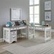 Magnolia Manor Antique White and Weathered Bark 4 Piece Desk Set