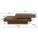 Rustic Planes Woodtone Coffee Table