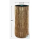 Aeris Heavily Textured Antique Gold Drink Table