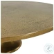 Flight Antique Brass Accent Table