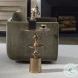 Flight Antique Brass Accent Table