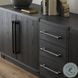 Adolfo Modern Black Ash 4 Door Sideboard