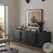 Adolfo Modern Black Ash 4 Door Sideboard
