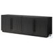 Adolfo Modern Black Ash 4 Door Sideboard