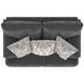 Tyson Slate Loveseat with Cuddler Cushions