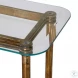 Tharion Bright Gold Leaf Console Table