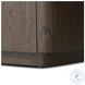 Valen Rustic Brown Oak Veneer 4 Door Sideboard