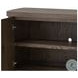 Valen Rustic Brown Oak Veneer 4 Door Sideboard