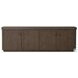 Valen Rustic Brown Oak Veneer 4 Door Sideboard