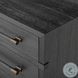 Adolfo Modern Black Ash 3 Drawer Nightstand
