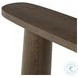 Valen Rustic Brown Oak Veneer 78" Console Table