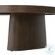 Valen Rustic Brown Oak Veneer Rectangular Coffee Table