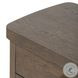 Valen Rustic Brown Oak Veneer 3 Drawer Nightstand