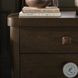 Valen Rustic Brown Oak Veneer 3 Drawer Nightstand
