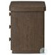 Valen Rustic Brown Oak Veneer 3 Drawer Nightstand